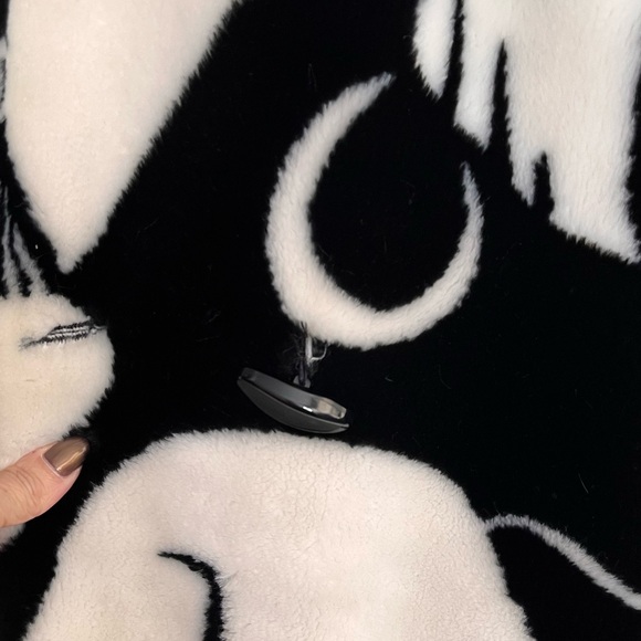 Vintage Donnybrook Faux Fur Coat Jacket Car Coat Faces Oversized L Large - Picture 11 of 12